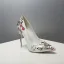 Fashion White Street Wear Pumps 2020 Doodle Cartoon 12 cm Stiletto Heels Pointed Toe Pumps