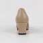 Fashion Black Casual Leather Pumps 2020 Rhinestone Bow 7 cm Thick Heels Square Toe Pumps
