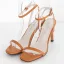 Sexy Silver Street Wear Womens Sandals 2020 Ankle Strap 10 cm Stiletto Heels Open / Peep Toe Sandals