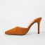 Chic / Beautiful Tan Summer Street Wear Womens Sandals 2020 Suede 10 cm Stiletto Heels Pointed Toe Sandals