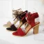Chic / Beautiful Black Street Wear Suede Womens Sandals 2020 Ankle Strap 9 cm Thick Heels Open / Peep Toe Sandals