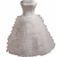Chic / Beautiful White Satin Ruffle Short Party Dresses 2024 A-Line / Princess Strapless Sleeveless Backless Cocktail Party Evening Party Formal Dresses