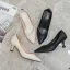 Proste / Simple Białe Biuro OL Czółenka 2020 Skórzany 6 cm Szpilki Peep Toe Czółenka