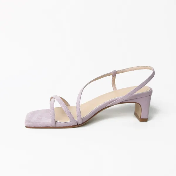 Schöne Sommer Nude Freizeit Wildleder Sandalen Damen 2020 Leder 6 cm Thick Heels Peeptoes Sandaletten