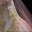 Chic / Beautiful Blushing Pink Evening Dresses  2018 A-Line / Princess Handmade  Beading Pearl Sequins Lace Scoop Neck Sleeveless Floor-Length / Long Formal Dresses
