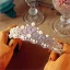 Romantisk Perle Tiara 2017 Sølv Rhinestone Metall