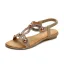 Schöne Sommer Strand Schwarz Flache Sandaletten 2020 Strass Perle Peeptoes Sandalen Damen