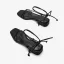 Sexy Schlicht Schwarz Strassenmode Sandalen Damen 2020 Knöchelriemen Low Heel Thick Heels Peeptoes Sandaletten
