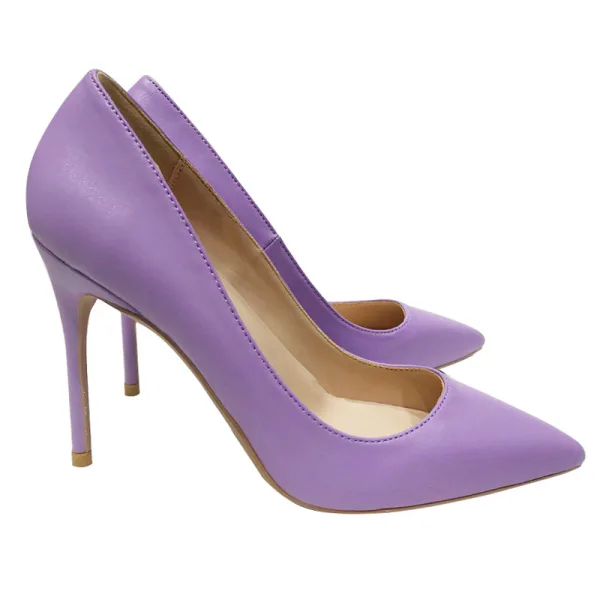 Snygga / Fina Lavendel Bal Pumps 2020 12 cm Stilettklackar Spetsiga Pumps