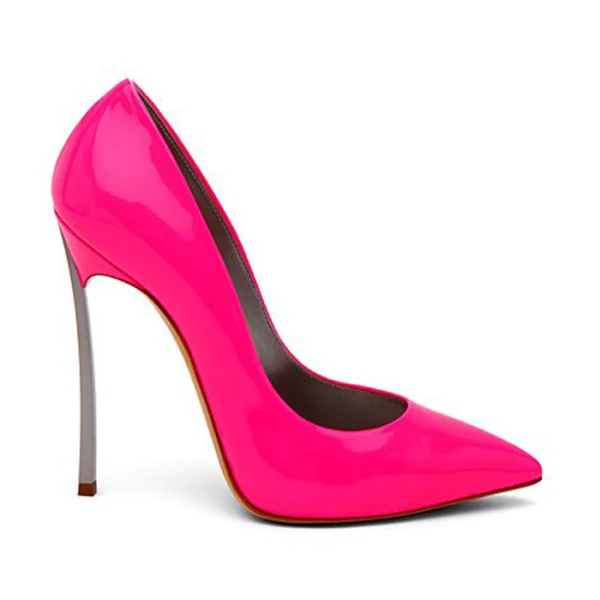 Modest / Simple Chic / Beautiful Black Office OL Pumps 2020 Patent Leather 12 cm Stiletto Heels Pointed Toe Pumps