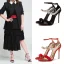Sexy Rouge Cocktail Sandales Femme 2020 Faux Diamant Bride Cheville 10 cm Talons Aiguilles Peep Toes / Bout Ouvert Sandales