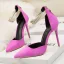 Charming Burgundy Suede Cocktail Party Womens Shoes 2020 9 cm Stiletto Heels Pointed Toe Sandals