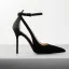 Chic / Beautiful Black Cocktail Party Womens Sandals 2020 Suede Ankle Strap 10 cm Stiletto Heels Pointed Toe Sandals