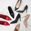 Modest / Simple Red Office OL Satin Pumps 2020 10 cm Stiletto Heels Pointed Toe Pumps