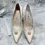 Elegante Weiß Perle Brautschuhe 2020 Leder 10 cm Stilettos Spitzschuh Hochzeit Pumps