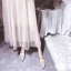 Charming Silver Leather Flat Wedding Shoes 2020 Pearl Rhinestone Pointed Toe Flat Wedding Heels