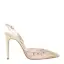 Chic / Belle Multi-Couleurs Faux Diamant Slingbacks Chaussure De Mariée 2020 Cuir 10 cm Talons Aiguilles À Bout Pointu Mariage Sandales