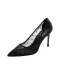 Charming Black Cocktail Party Spotted Pumps 2020 10 cm Stiletto Heels Pointed Toe Pumps