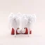 Elegant Ivory Wedding Shoes 2020 Rhinestone Lace Flower Bow 9 cm Stiletto Heels Pointed Toe Wedding Sandals