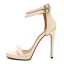 Chic / Beautiful Black Street Wear Womens Sandals 2020 Ankle Strap 11 cm Stiletto Heels Open / Peep Toe Sandals