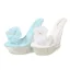 Transparent Charming Outdoor / Garden White Womens Sandals 2020 Flower 14 cm Wedges Open / Peep Toe Sandals