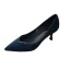 Vintage / Retro Black Prom Pumps 2020 Suede Rhinestone 7 cm Stiletto Heels Pointed Toe Pumps