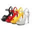 Chic / Belle Noire Club de carnaval Sandales Femme 2020 Bride Cheville 13 cm Talons Aiguilles Peep Toes / Bout Ouvert À Bout Pointu Sandales