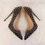Amazing / Unique Black Rave Club Rivet Pumps 2020 Leather 10 cm Stiletto Heels Pointed Toe Pumps