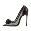 Snygga / Fina Svarta Bal Pumps 2020 12 cm Stilettklackar Spetsiga Pumps