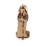 Sexy Brown Cocktail Party Leopard Print Womens Sandals 2020 Ankle Strap 10 cm Stiletto Heels Pointed Toe Sandals