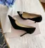 Eleganta Mocka Pärla Hall Pumps 2020 10 cm Stilettklackar Spetsiga Pumps