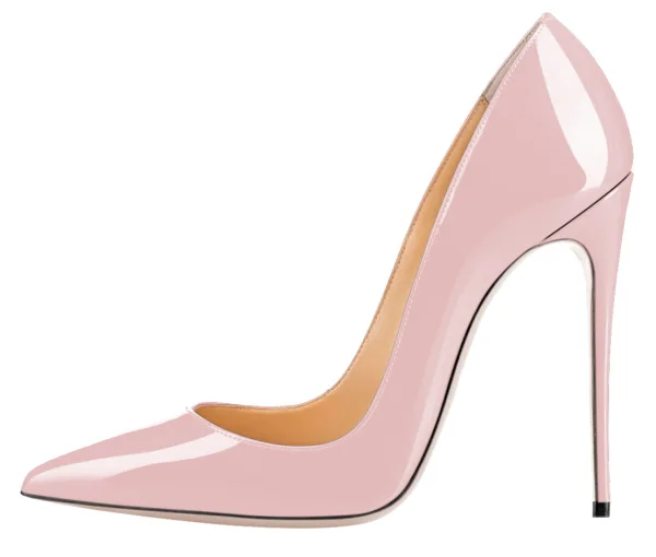 Mooie / Prachtige Bordeaux Kantoor OL Pumps 2020 Lakleer 12 cm Naaldhakken / Stiletto Spitse Neus Pumps