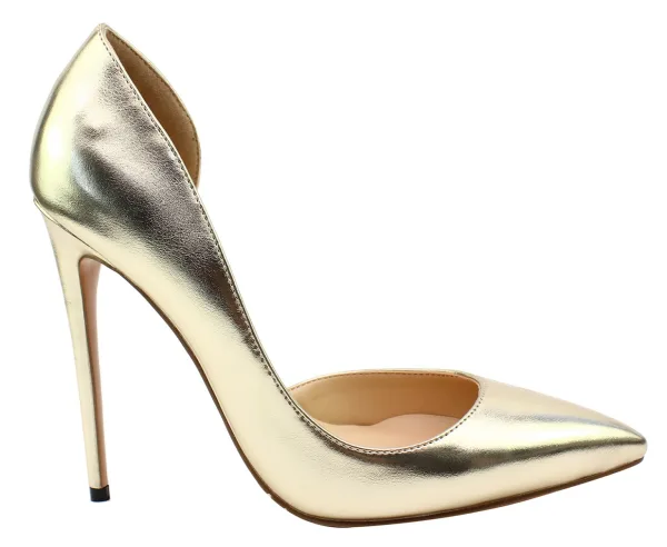 Simple Bleu Roi Bureau OL Chaussures Femmes 2020 12 cm Talons Aiguilles À Bout Pointu Talons