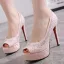Mode Svarta Fest Rhinestone Damskor 2020 12 cm Stilettklackar Peep Toe Pumps
