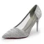 Schöne Beige Strassenmode Plissee Pumps 2020 9 cm Stilettos Spitzschuh Pumps