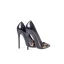 Chic / Beautiful Black Office Patent Leather Pumps 2020 Leopard Print 10 cm Stiletto Heels Pointed Toe Pumps
