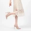 Chic / Beautiful Nude Office OL Pumps 2020 Leather Patent Leather 10 cm Stiletto Heels Pointed Toe Pumps