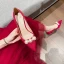 Chinese style Red Pearl Wedding Shoes 2020 8 cm Stiletto Heels Pointed Toe Wedding Pumps
