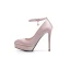 Schöne Rot Brautschuhe 2020 Knöchelriemen 12 cm Stilettos Spitzschuh Hochzeit Pumps