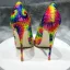 Chic / Beautiful Multi-Colors Printing Outdoor / Garden Pumps 2020 12 cm Stiletto Heels Pointed Toe Pumps