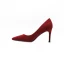 Schlicht Marineblau Büro OL Wildleder Pumps 2020 Leder 8 cm Stilettos Spitzschuh Pumps