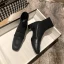 Enkel Svart Casual Ankel Strikking Kvinners støvler 2020 5 cm Tykk Hæler Firkantetå Boots
