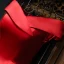 Chic / Beautiful Red Evening Dresses  Red 2017 Off-The-Shoulder Sleeveless Short A-Line / Princess Graduation Dresses