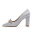 Charming Fashion Gold Rhinestone Wedding Shoes 2020 Sequins 9 cm Thick Heels Pointed Toe Wedding Pumps