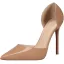 Minimalist Nude Office OL Womens Shoes 2020 10 cm Stiletto Heels Pointed Toe Heels