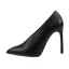 Vintage / Originale Simple Noire Désinvolte Escarpins 2020 10 cm Talons Aiguilles À Bout Pointu Escarpins