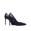 Edles Marineblau Strassenmode Pumps 2020 10 cm Stilettos Spitzschuh Pumps
