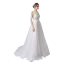 Elegant Ivory Glitter Wedding Dresses 2021 A-Line / Princess Beading V-Neck Sleeveless Backless Sweep Train Wedding
