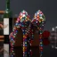 Sexy Multi-Colors Crystal Rhinestone Rave Club Pumps 2020 Leather Waterproof 14 cm Stiletto Heels Pointed Toe Pumps