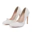 Charming Ivory Handmade  Pearl Wedding Shoes 2020 11 cm Stiletto Heels Pointed Toe Wedding Pumps
